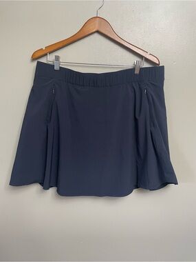 NWT T by Talbots skort 1X black Athleisure pickleball tennis golf